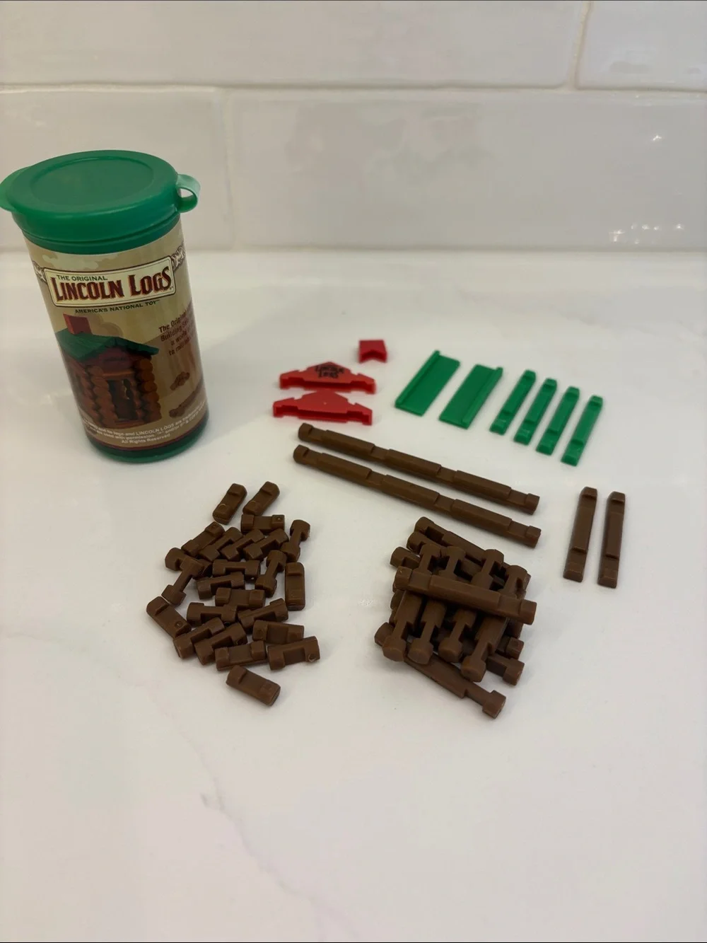 World’s Smallest The Original Lincoln Logs Building Set